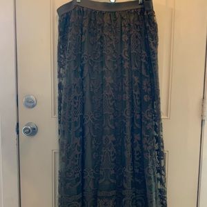 Lane Bryant maxi skirt